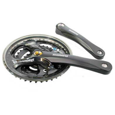 Shimano crankstel zwart