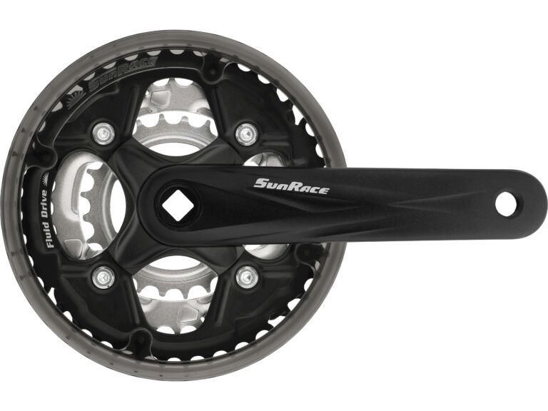 Sunrace crankstel zwart