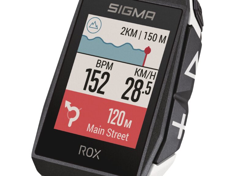 Sigma fietscomputer wit