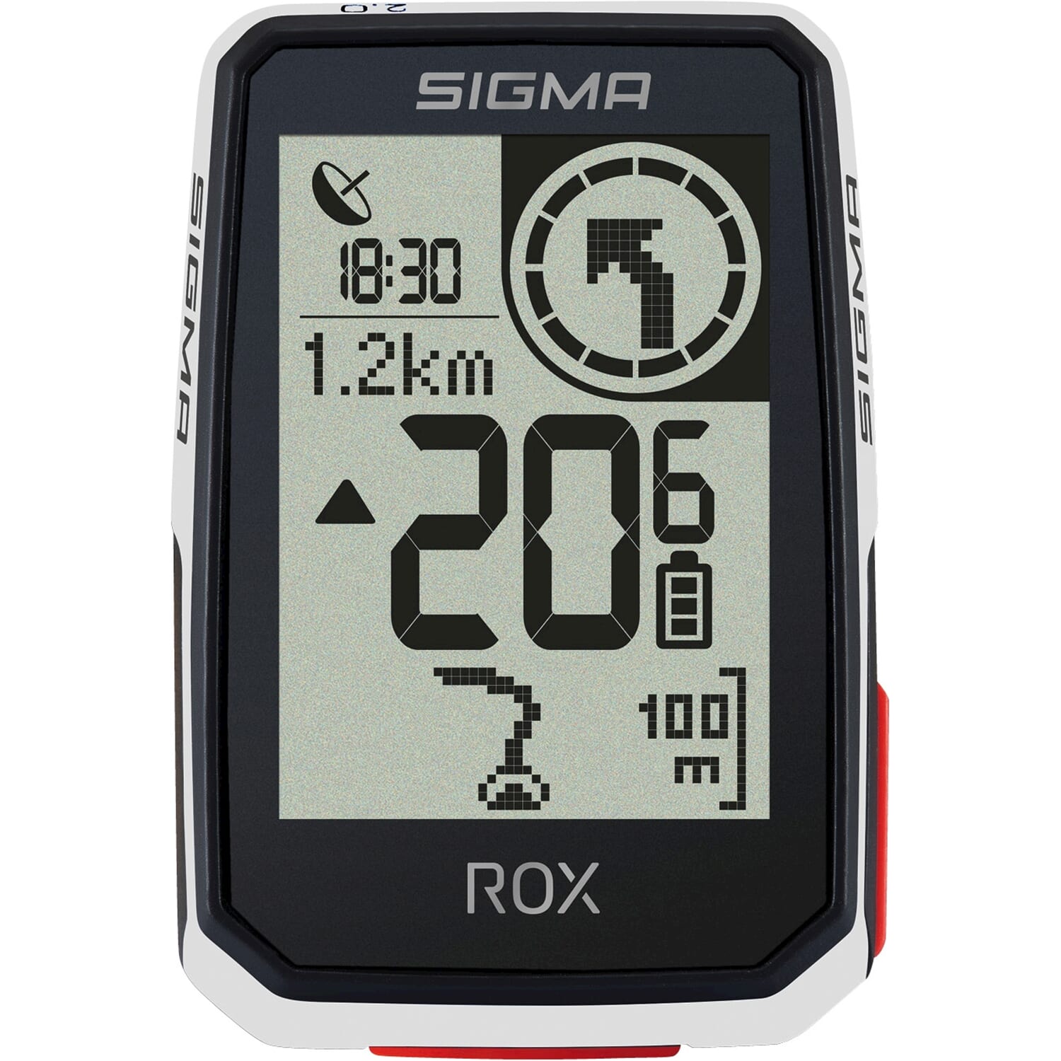 Sigma fietscomputer wit