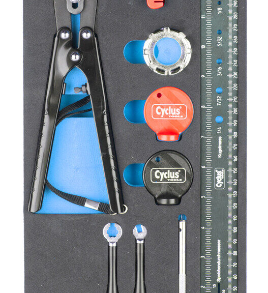 Cyclus spaak blauw