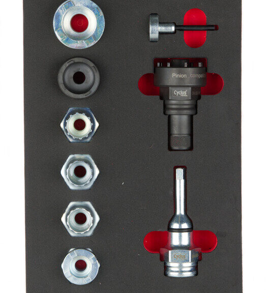 Cyclus crankstel rood