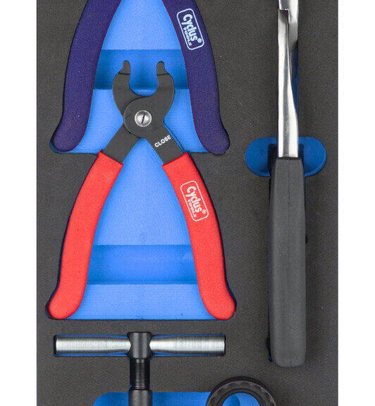 Cyclus gereedschap blauw