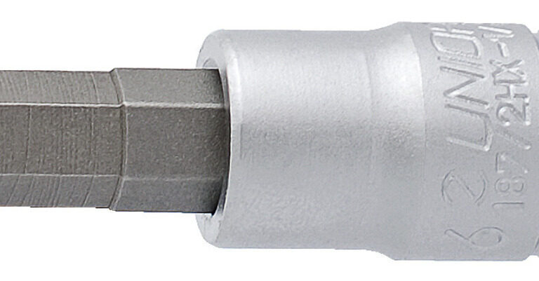 Unior dopsleutel 1/4 inbus 187/2hx 6mm