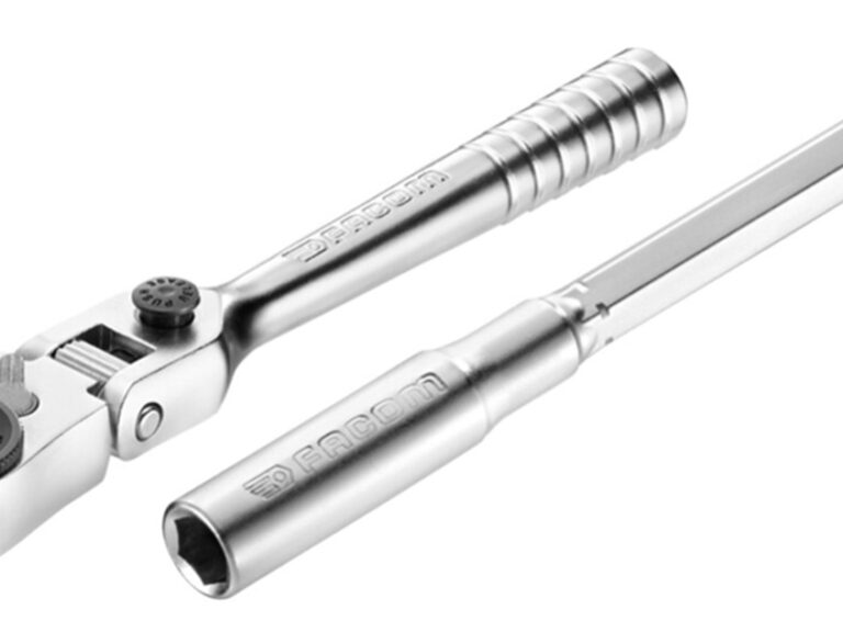 Facom ratelsleutel 1/4 Compact met flexibele kop