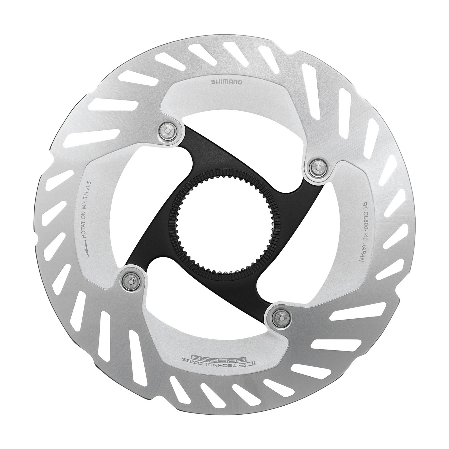 Shimano remschijf 140mm RT-CL800 Ice-Tech centerlock
