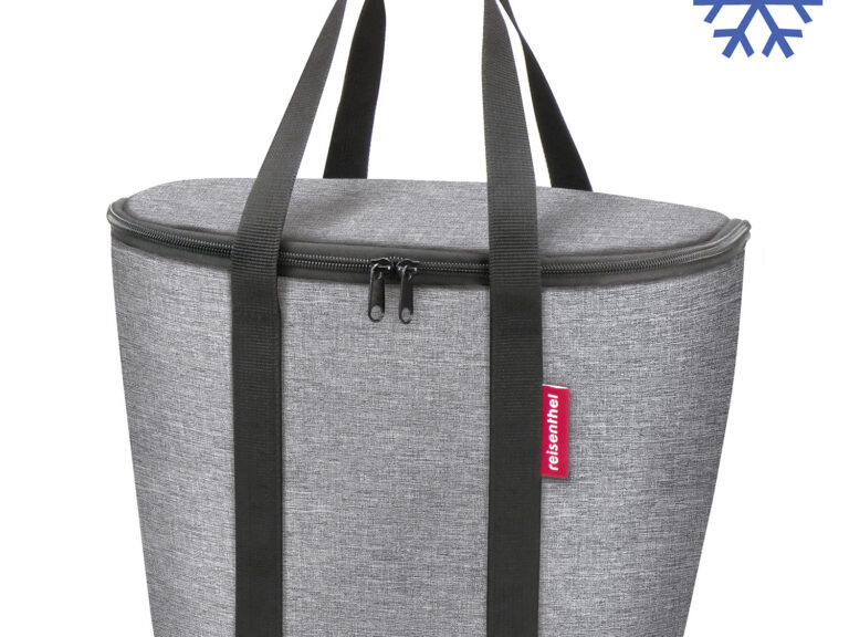 Klickfix fietsmand zilver