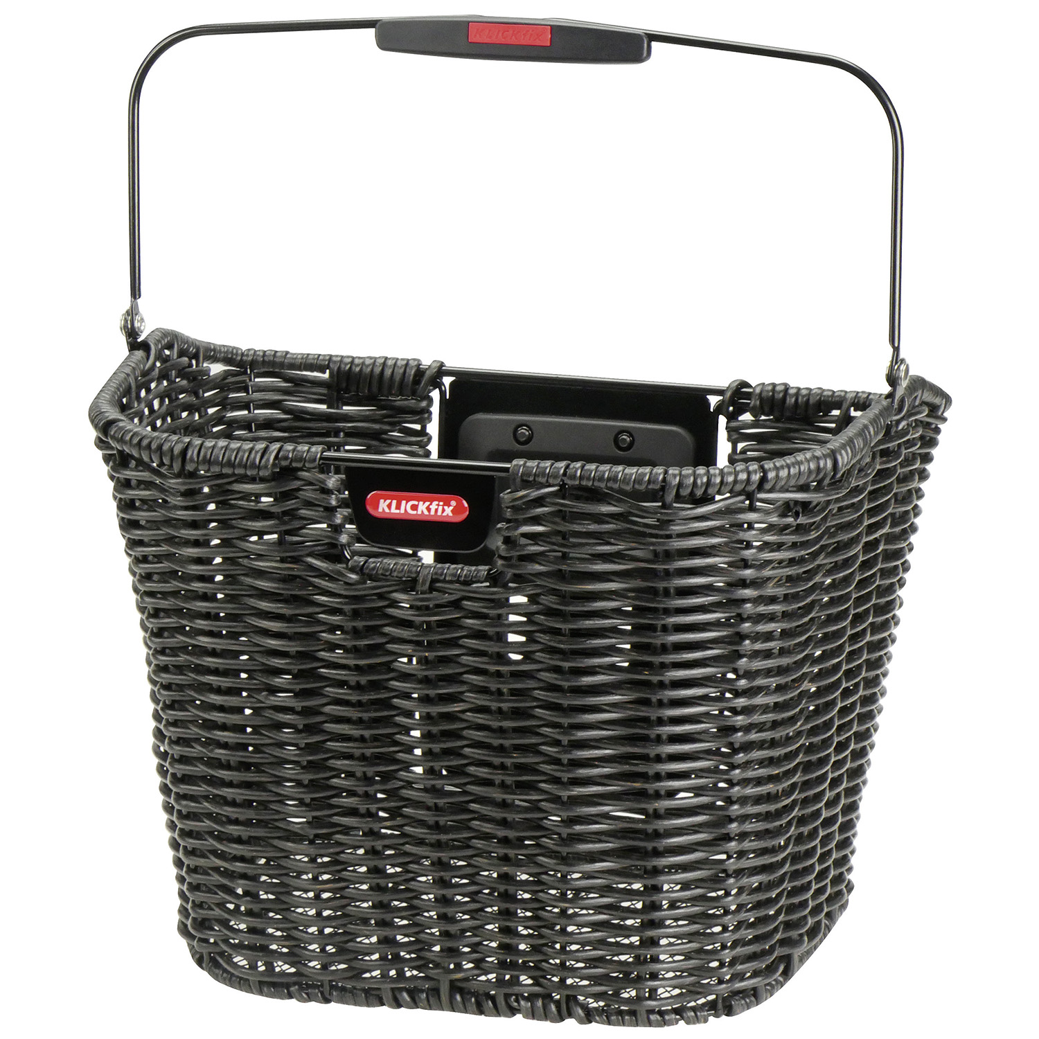 Klickfix fietsmand zwart