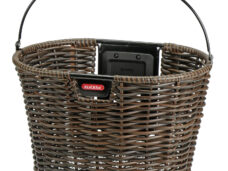 Klickfix fietsmand bruin