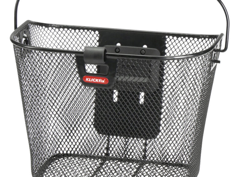 Klickfix fietsmand zwart