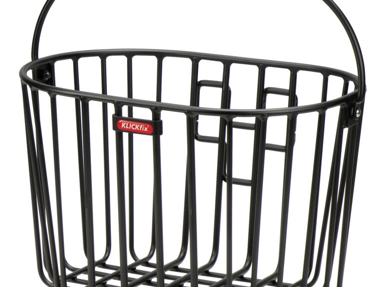 Klickfix fietsmand zwart