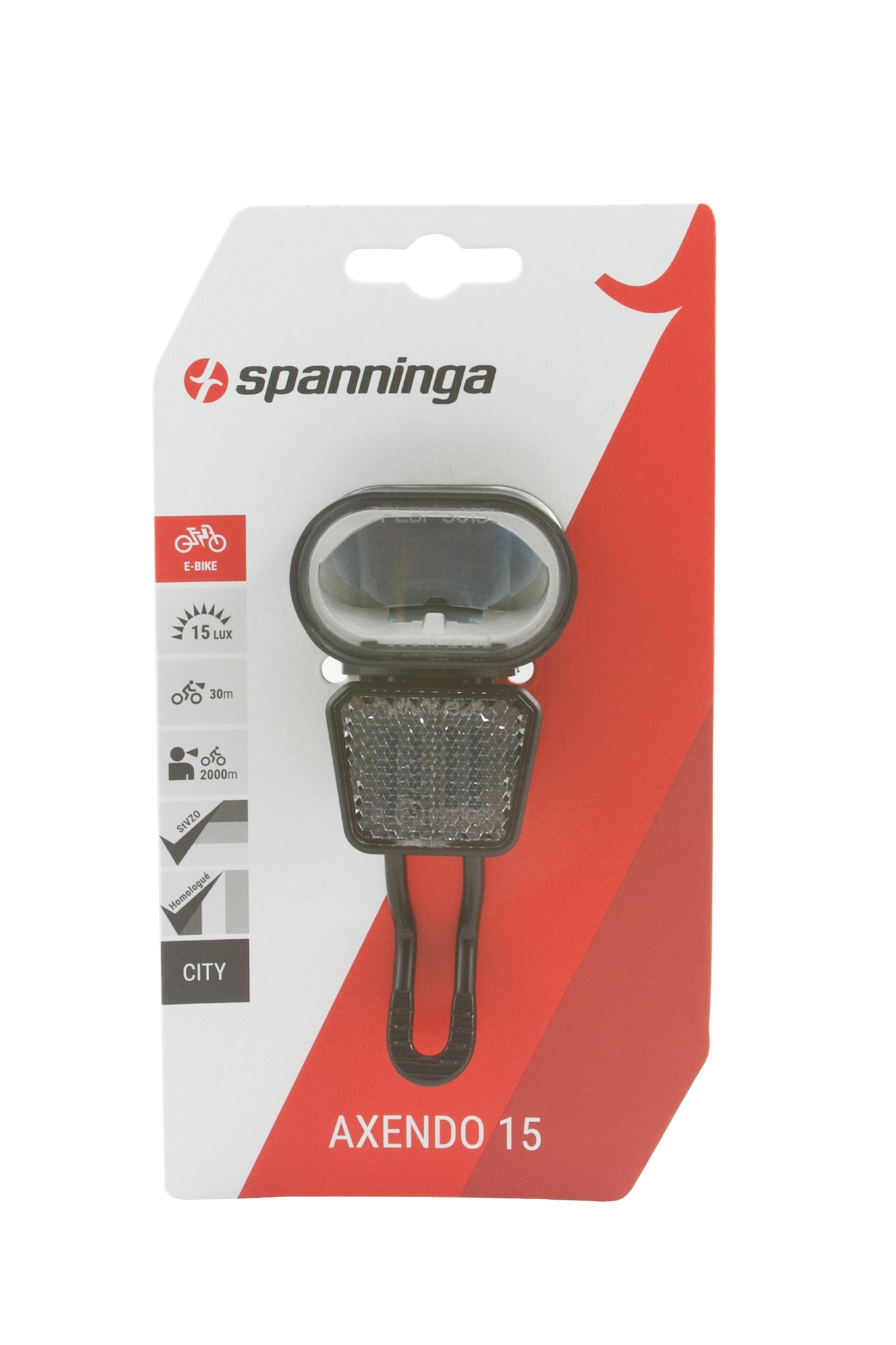 Spanninga koplamp Axendo 15 XE 6-12v E-bike