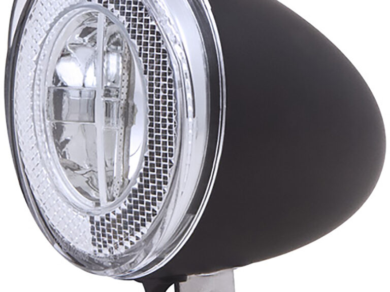 Spanninga koplamp zwart
