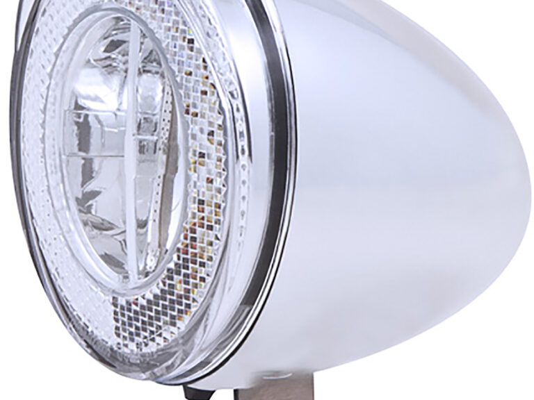 Spanninga koplamp chroom