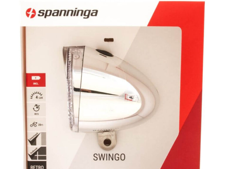 Spanninga koplamp chroom