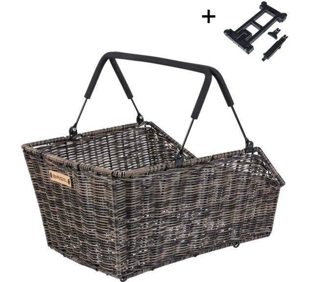Basil basket Cento rattan look MIK 22L brown 41x25x12cm