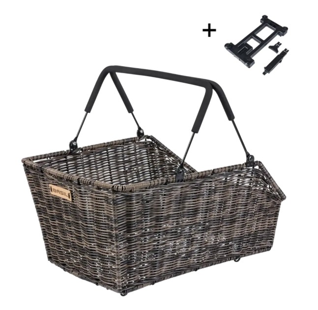 Basil mand Cento rattan look MIK 22L brown 41x25x12cm