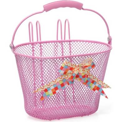 New Looxs fietsmand roze