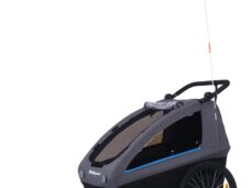 Polisport fietsaanhanger zwart