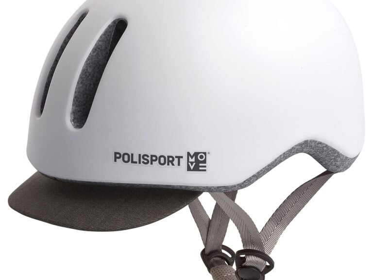 Polisport helm wit mat