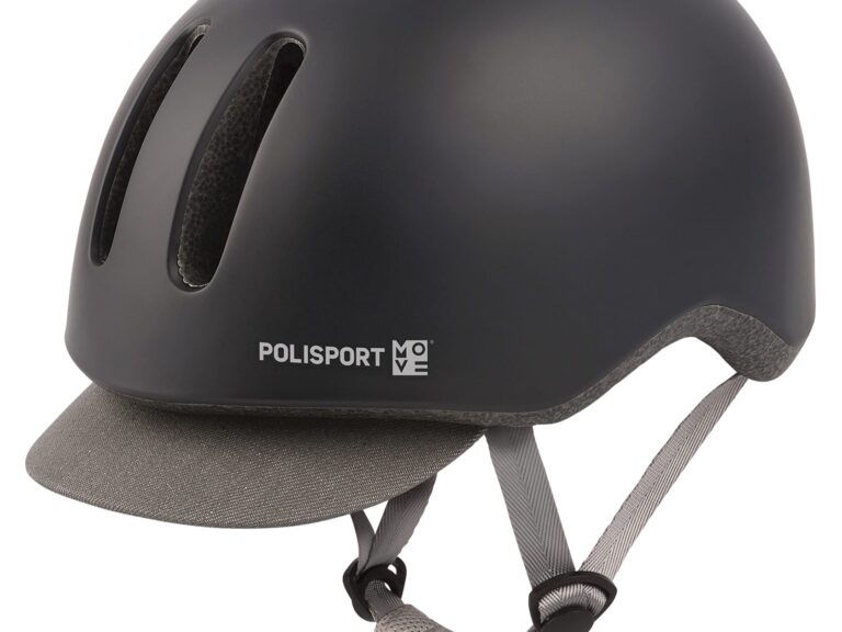 Polisport helm zwart mat