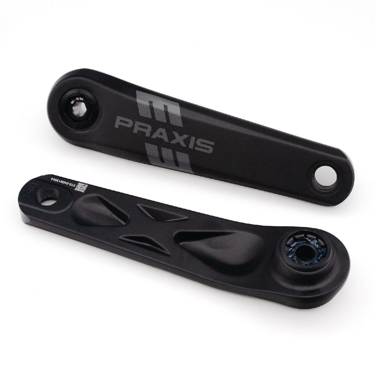 Praxis crankstel E-bike type 2 aluminium Isis 150mm