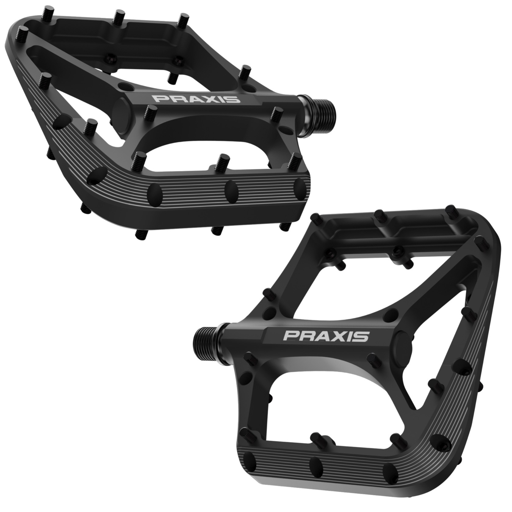 Praxis pedalen Brodium SL G2 zwart