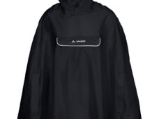 Vaude poncho Valdipino unisex zwart