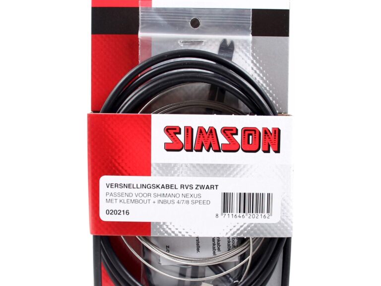 Simson shifter zwart