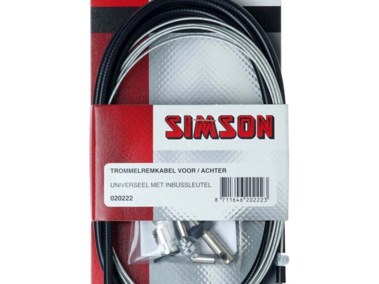 Simson remkabel zwart