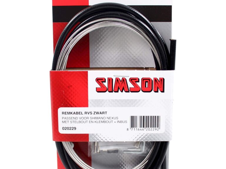 Simson remkabel zwart