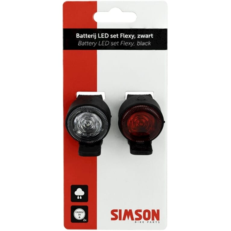 Simson verlichtingsset zwart