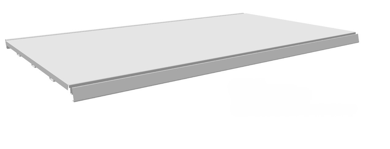 Legborden 1000x470mm RAL9006