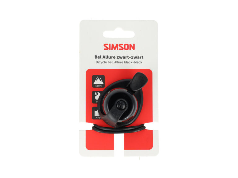 Simson fietsbel zwart