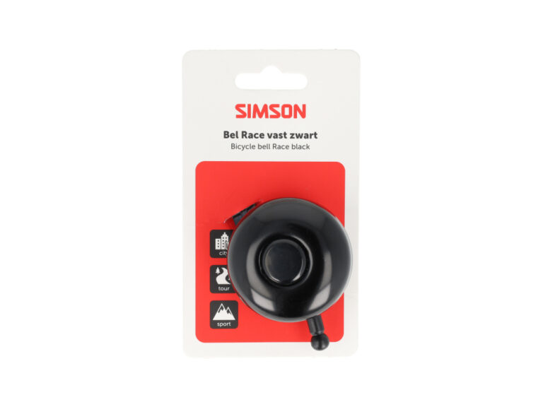 Simson fietsbel zwart