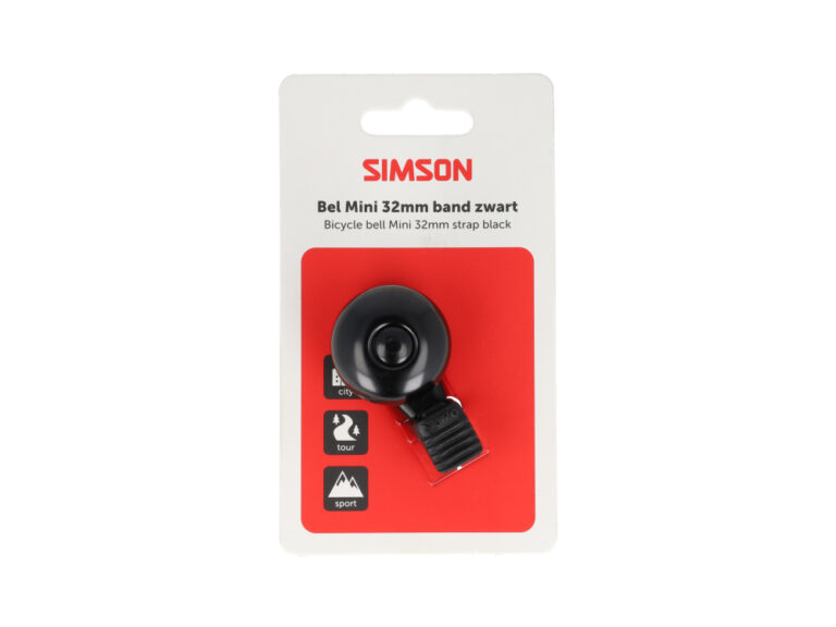 Simson fietsbel zwart