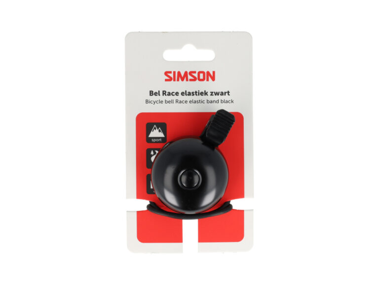 Simson fietsbel zwart