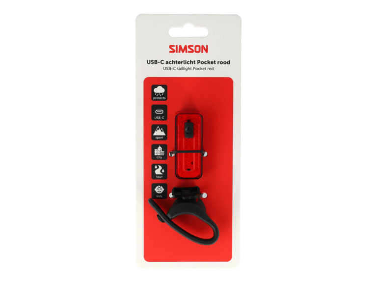 Simson lamponderdeel rood