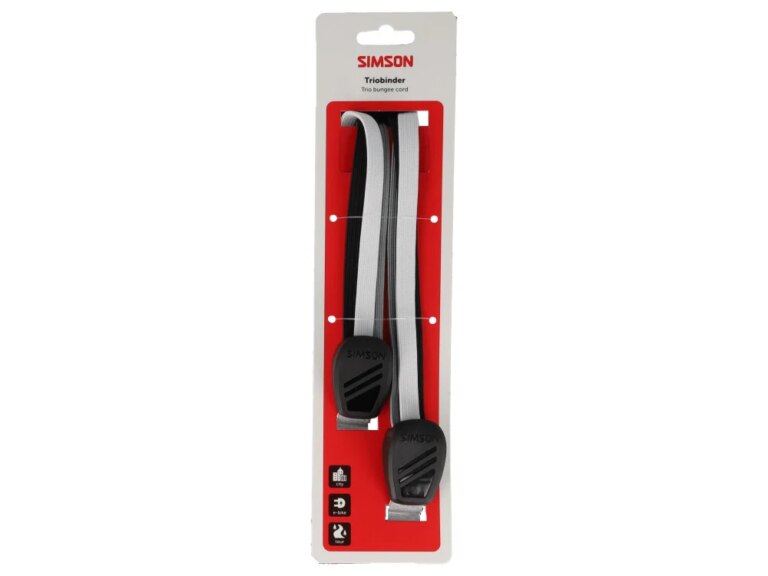 Simson triobinder 60cm zwart/wit/grijs