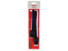 Classeur à anneaux Simson 60 cm noir/bleu/blanc