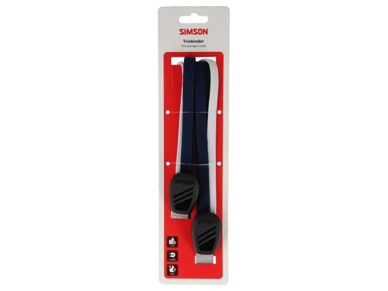 Classeur à anneaux Simson 60 cm noir/bleu/blanc