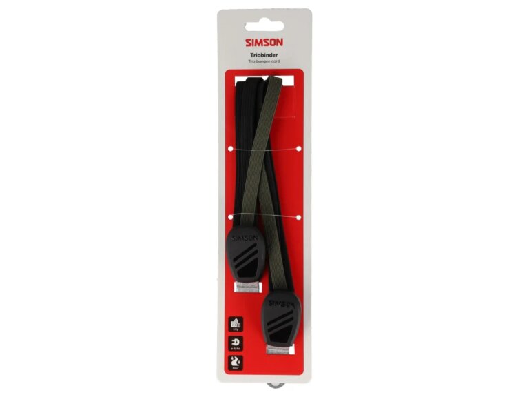 Simson triobinder 71cm zwart/groen