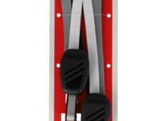 Simson karabijnhaakbinder 60cm zwart/wit/grijs