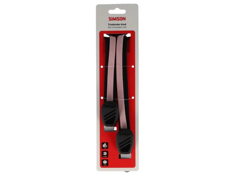 Simson triobinder 24 inch zwart/roze