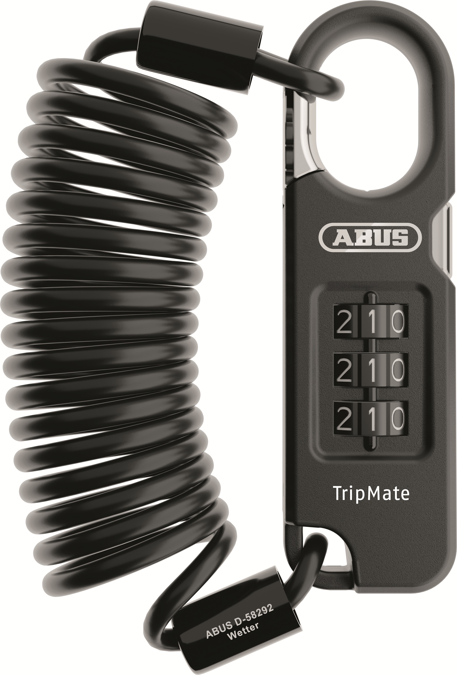Abus kabelslot code Combiflex Tripmate 180 black