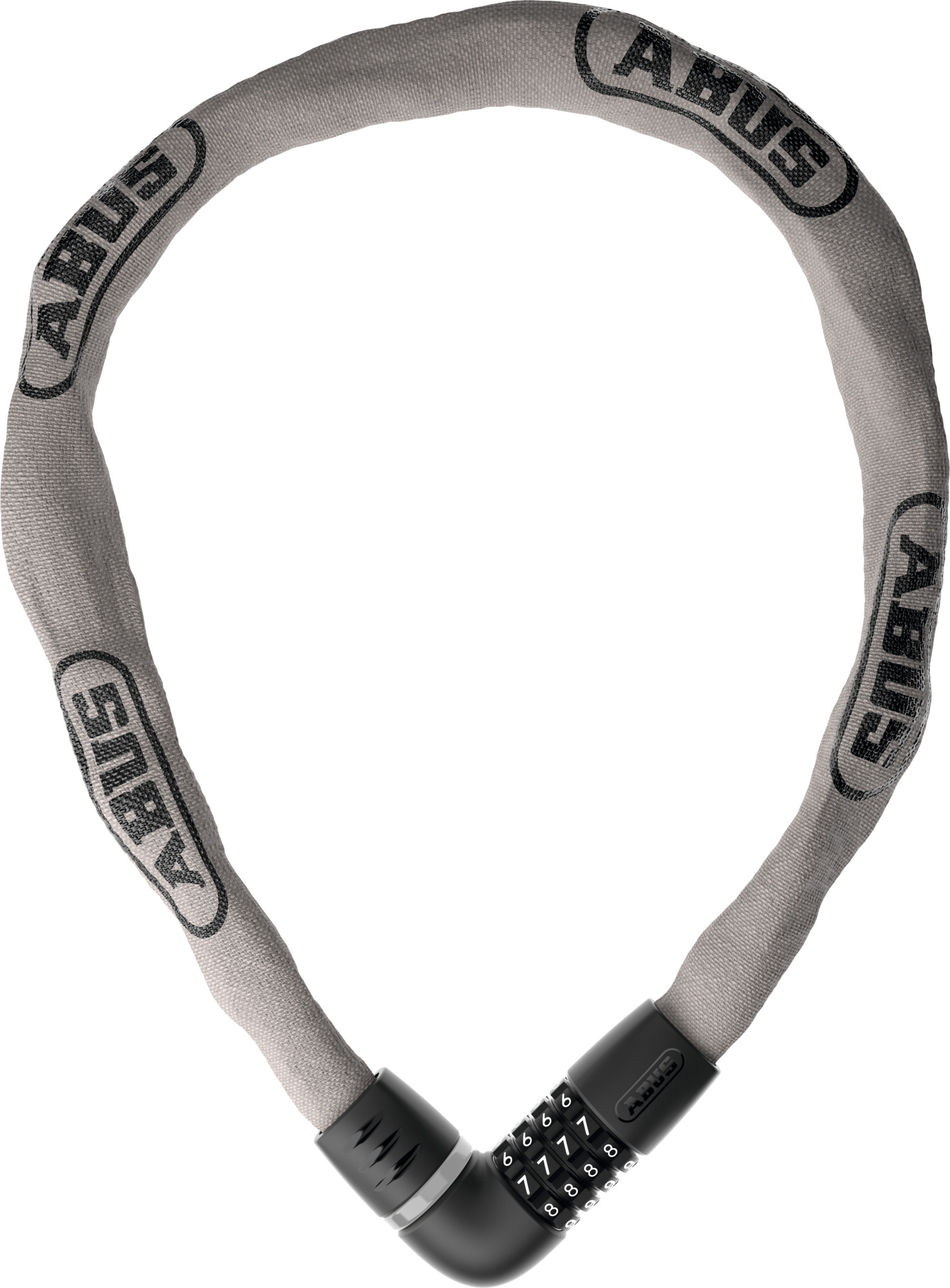 Abus kettingslot grijs