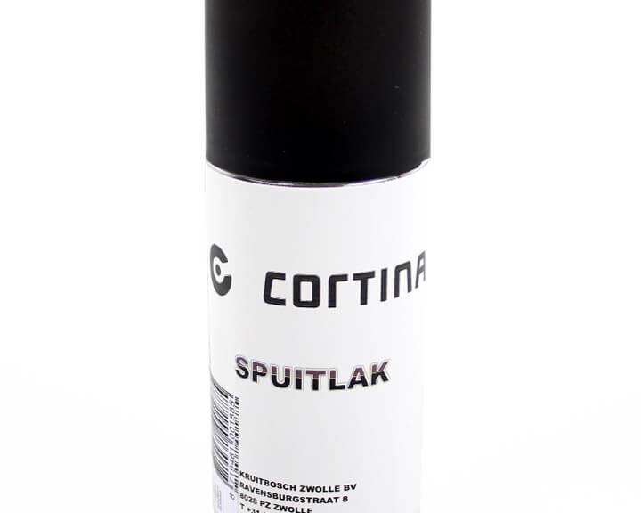 Cortina lakstift zwart mat