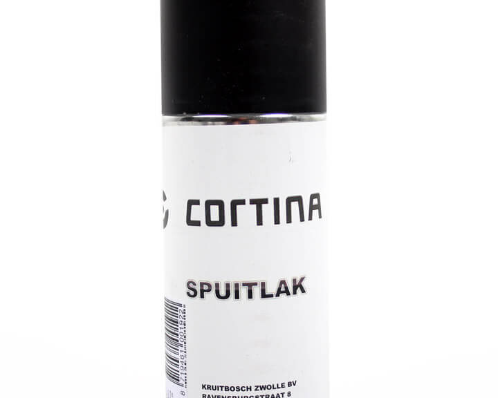 Cortina lakstift zwart mat