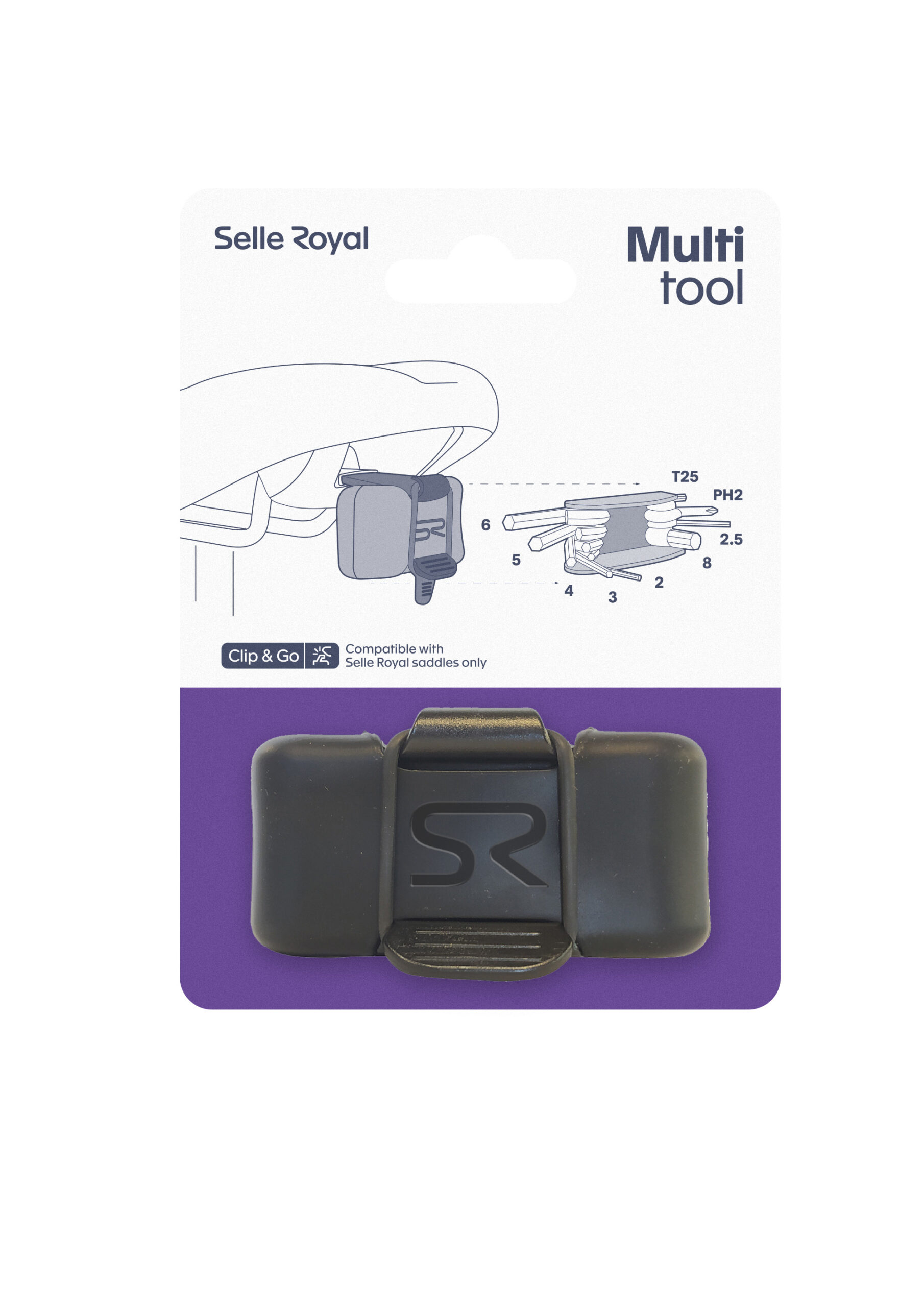 Selle Royal multitool Integrated Clip System 9-delig