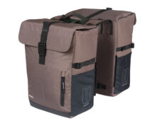 Bolsa de bicicleta de albahaca marrón
